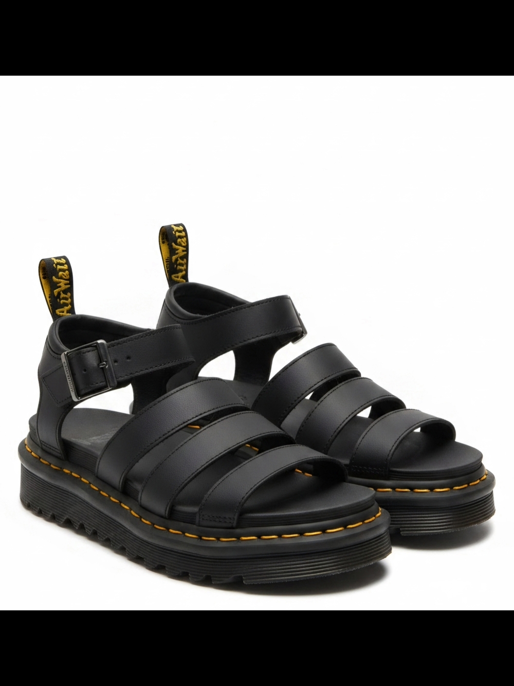 Dr. Martens Blair Black Platform Sandals